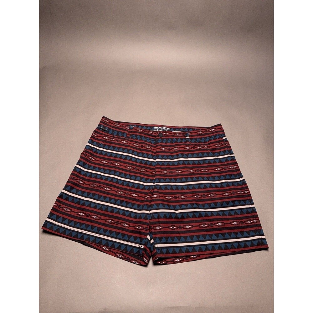 Ariat Tek Men's Southwestern Multicolor Print 7” Tek Shorts Size 36 Regular